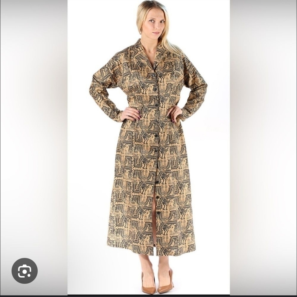 Peruvian Connection Aztec Print Maxi Dress